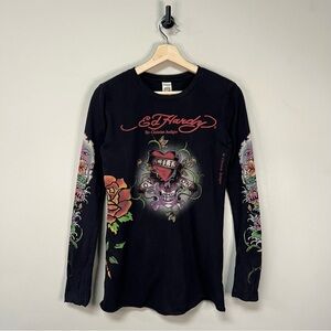 Vintage Y2K Ed Hardy Long Sleeve Shirt